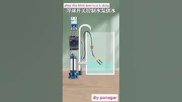 sơ đồ đấu phao điều khiển bơm bể nước