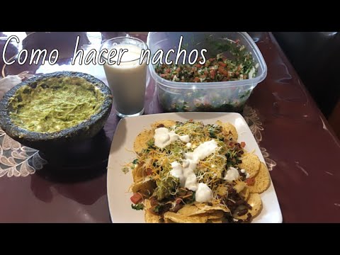 Como hacer nachos
