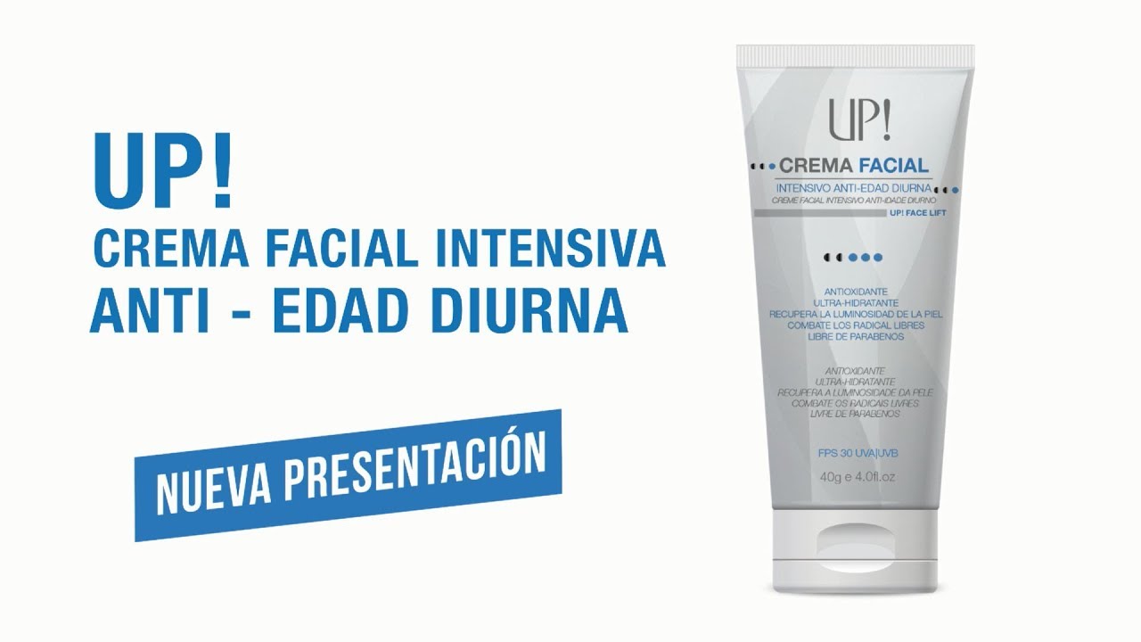 Anti-edad UP!: Crema Facial Intensiva Diurna con nueva identidad - YouTube