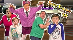 Scary Teacher 3D Game in Real Life Kids Skit