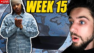 🔴LIVE🔴 Supreme Week 15 - Will I Buy The Denim Painter Pants? #LIVECOP 🚨