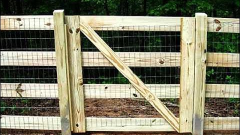 Split Rail Fence Gate Design | Fences Design For Outdoor - Garden