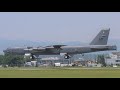 アメリカ空軍 戦略爆撃機 B52ストラトフォートレスが横田基地へ飛来 U.S.AirForce YokotaAirBase B-52H Stratofortress