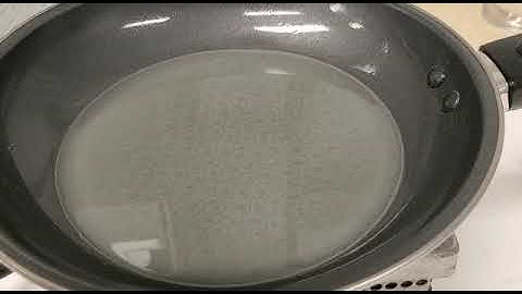 Bénard convection cells timelapse