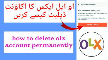 How To delete olx account permanently