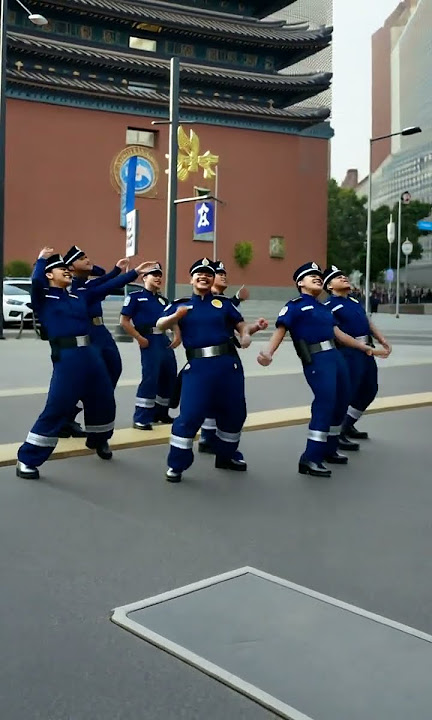 ๐ฐ๐ท Korean Police Dance Battle ๐ฅ | Viral TikTok Trend 2025 | @police.series