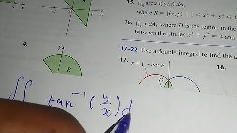 Section 15.3 double integrals in polar coordinates