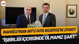 İmamoğlu'ndan Akp'li Fatih Belediyesi'ne Ziyaret! Çok Yoğun Ilgiyle Karşılanan İmamoğlu'ndan Mesaj