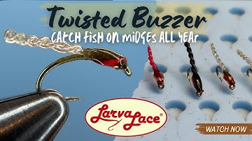 Fly Tying Simple midge pattern for year-round catching - Fly Tying the Twisted Buzzer - Larva Lace