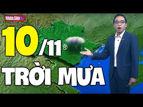 Video Dự báo thời tiết hôm nay và ngày mai 10/11 | Dự báo... - youtube