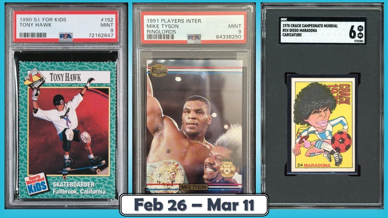 TOP 15 Highest Selling Vintage "Other Sports" Cards on eBay Feb 26