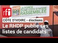 Cte divoire  le r.p publie ses listes de candidats pour les lections rgionales et municipales