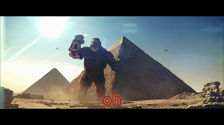Godzilla X Kong The New Empire (I was made for loving you baby)
