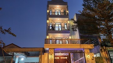 [Bán nhà Hóc môn🏭 nhà mặt tiền ở Và buôn Bán đa ngành nghề DT 5m×22m đúc 4tâm Sân thượng