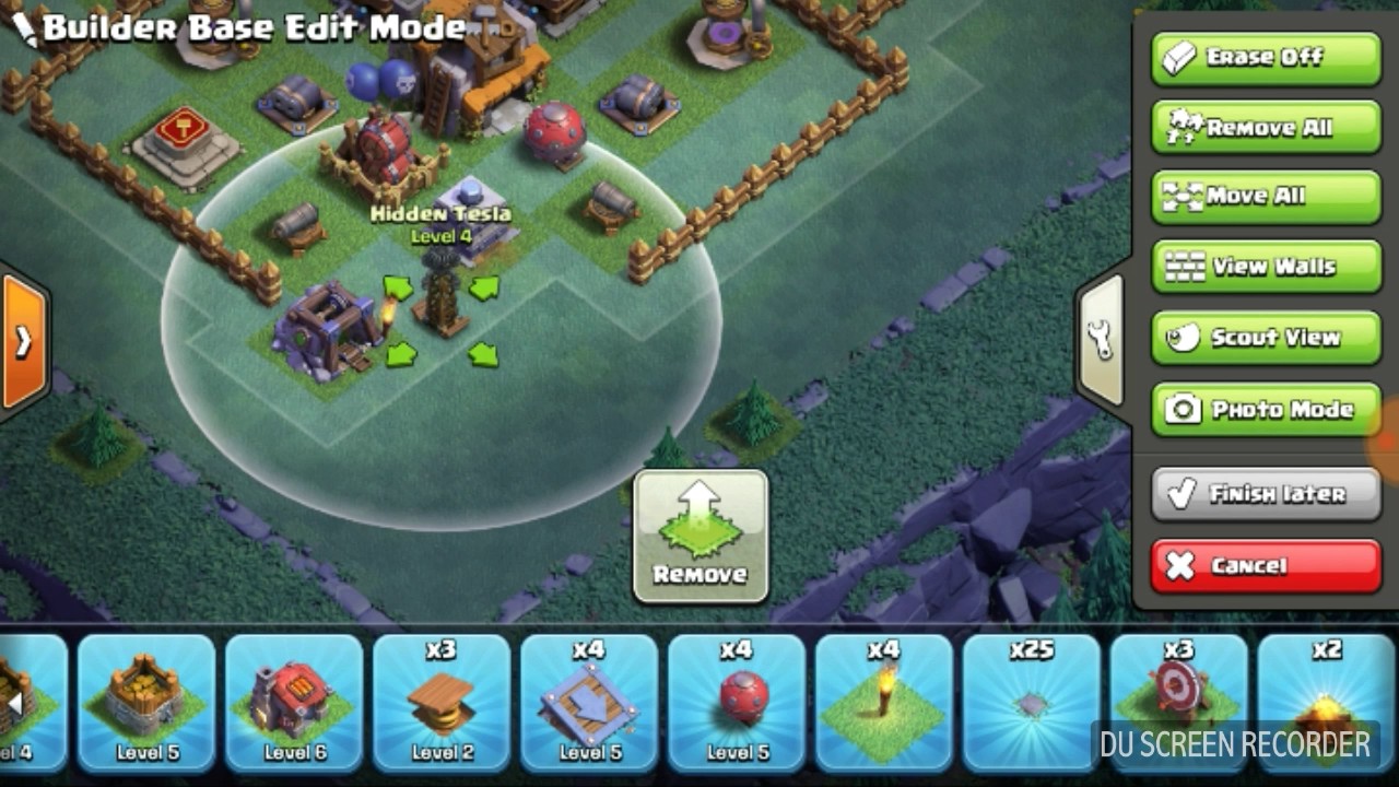 Best Builder Hall 5 anti 1 Star 2500 Trophy's/Replays !!