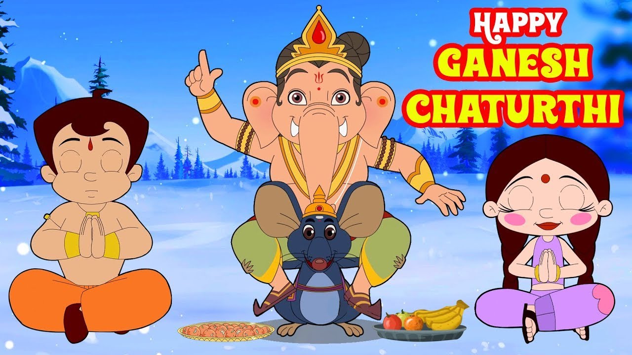 Chhota Bheem - Ganesh Chaturthi in Dholakpur | Happy Ganesh Chaturthi | Hindi Cartoons for Kids