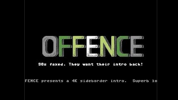 C64 4k Intro : Sideborder 4K by Offence 2020