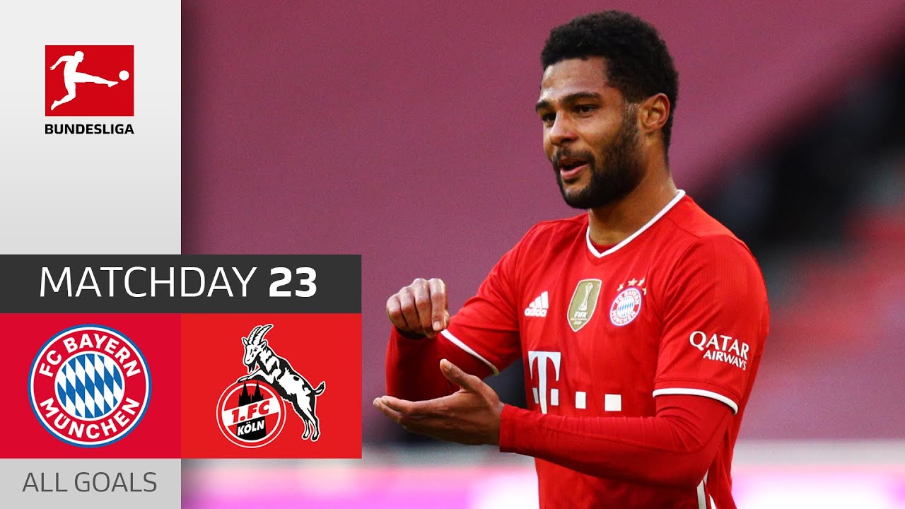 Gnabry Lewandowski Score Twice Fc Bayern Munchen 1 Fc Koln 5 1 All Goals Md 23 Youtube