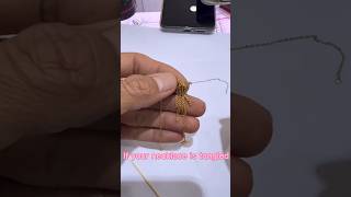 A Little Tutorial On How To Untangle Ur Necklace Chain