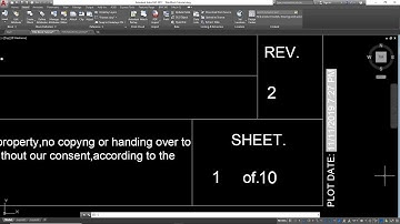How to Create Title Block Plot Stamp in AutoCAD
