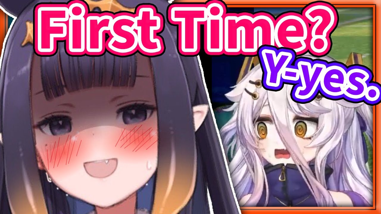 They Couldn't Hold it in When Ina 𝘈𝘸𝘬𝘸𝘢𝘳𝘥𝘭𝘺 Introduced Henya!  【HololiveEN】