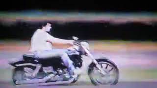 2000 07 04  Rowdy drives his custom Harley!   11 45 AM CST