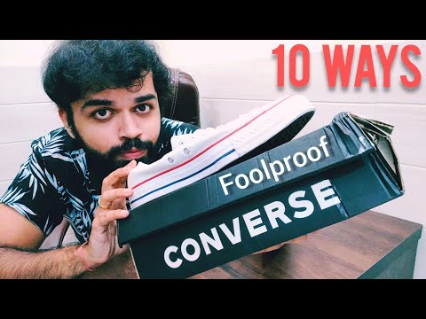 10 Foolproof Ways To Spot A Fake Converse All Star Shoe | Watch Before You Buy Or Shop Online