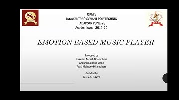 #gpmcoonlineproject Emotion based music player