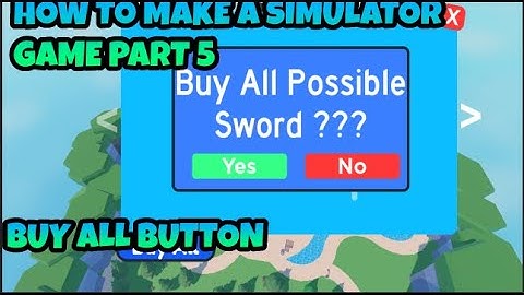 [BUY ALL]How to make a Simulator Game in Roblox Studio [Part 5]