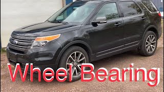 Quick Diagnosis & Repair, bad wheel bearing, 2015 Ford Explorer. by Fast Dad Garage 2,663 views 6 months ago 12 minutes, 13 seconds