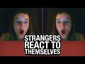 Strangers On Omegle REACT TO THEMSELVES (Mirror JUMPSCARE PRANK)