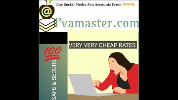 Buy Social Media PVA Accounts