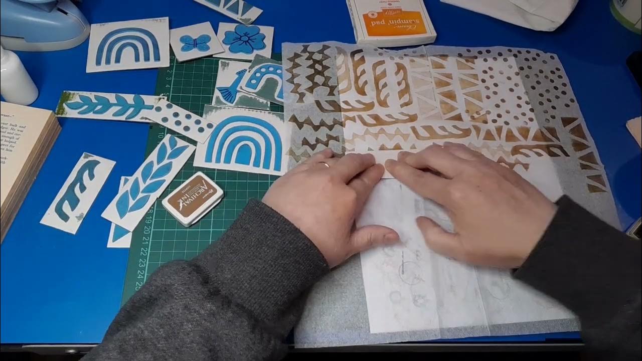 Stamping on napkin backs and how to use them YouTube