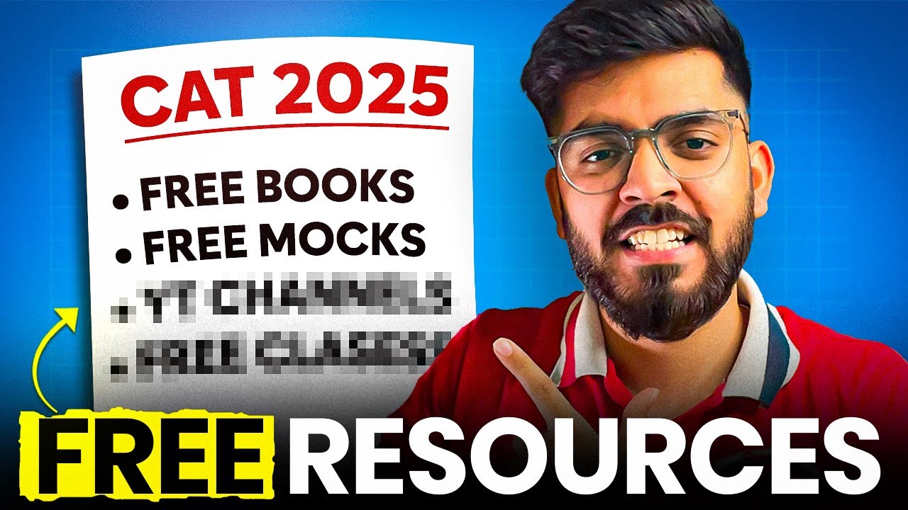 CAT exam FREE Resources CAT Preparation 2025 | FREE Classes, Mocks ...