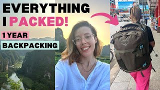 PACKING FOR 1 YEAR OF BACKPACKING! - OSPREY 40L FAIRVIEW + OSPREY DAYLITE PLUS | SOUTHEAST ASIA