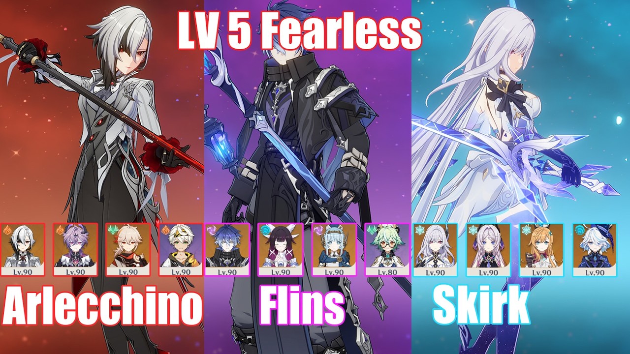 Stygian Onslaught Lv 5 Fearless | 6.4 | Genshin Impact