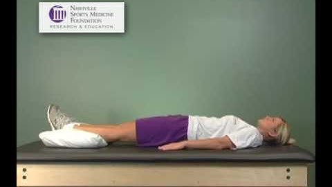 Isometric Hamstring Exercises | Hip Exercises | Post-Op Rehabilitation