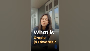 What is Oracle JD Edwards? | Quick ERP Overview #shorts