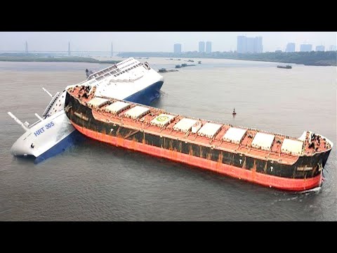 Видео: 船の大衝突と失敗をカメラが捉えた！