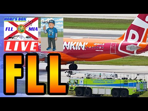 馃敶 LIVE | FLL Plane Spotting | Fort Lauderdale-Hollywood International Airport | August 21, 2025