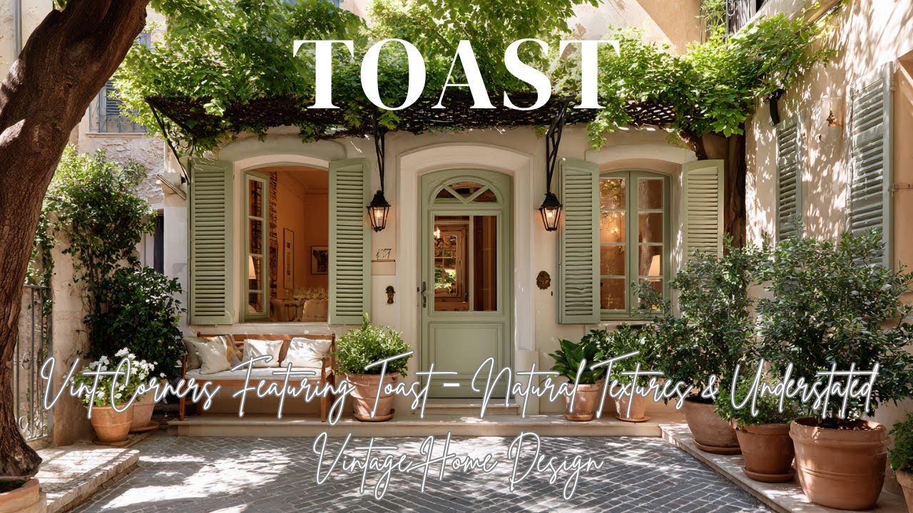 Vint Corners Featuring Toast – Natural Textures & Understated Vintage Home Design