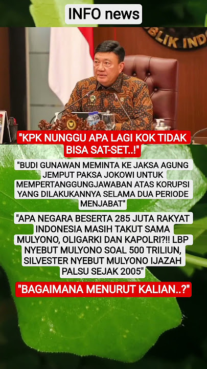 kpk tidak berani memutuskan.....