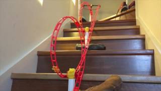 Marble Run Down the Stairs