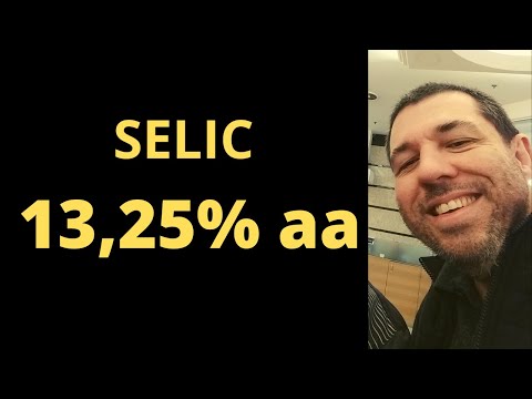 Nova taxa SELIC conforme o esperado - 13,25% ao ano!