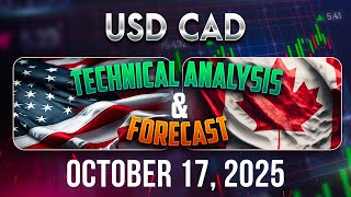 USDCAD Forecast and Technical Analysis for October 17, 2025