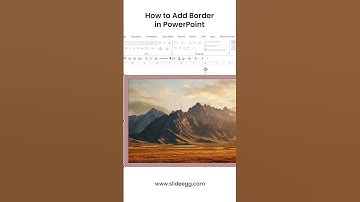 How to Add Border in PowerPoint #slideegg