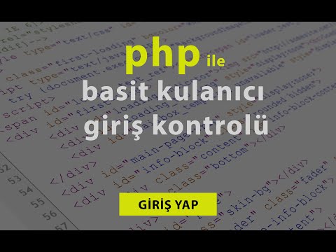 PHP ile login işlemi | Basit kullanıcı giriş kontrolü #php #yazilim #programing