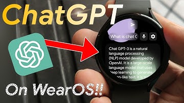 How to use ChatGPT on Samsung GALAXY WATCH 4 / 5, Fossil Gen 6, And Wear OS Watches🔥 #chatgpt