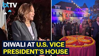 Kamala Harris Celebrates The Festival Of Lights At Her Official Residence