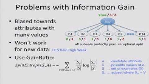 Decision Tree 6: degenerate splits and gain ratio